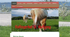 Desktop Screenshot of haflingerhof-stwolfgang.ch